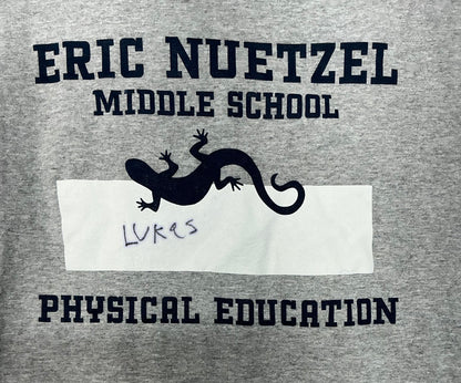 Middle School PE T-Shirts Me Apple TV Series (2024) Y'allywood Props YL Lukes