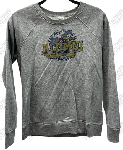 Port Oswego Ducks Alumni Crewneck Naomi (2022) Wearable Wardrobe Y'allywood Props