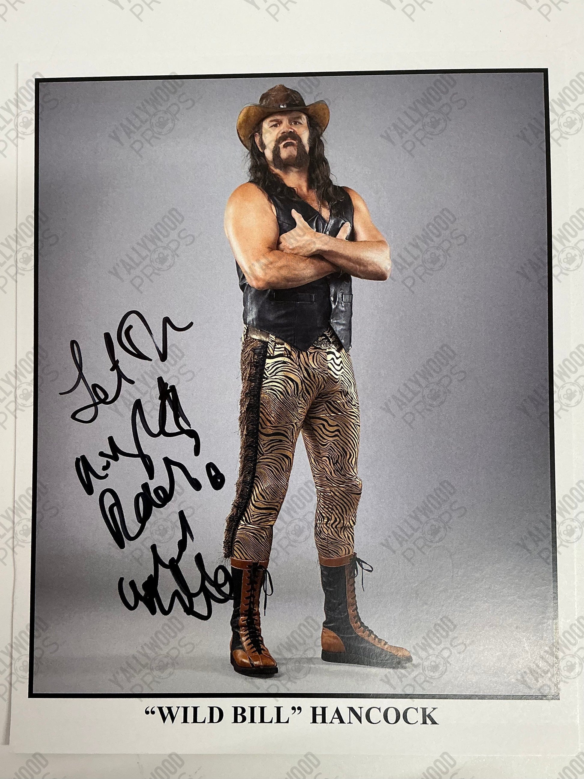 Wild Bill Autographed 8x10 S2E4 Heels (2021) Movie Prop Y'allywood Props M