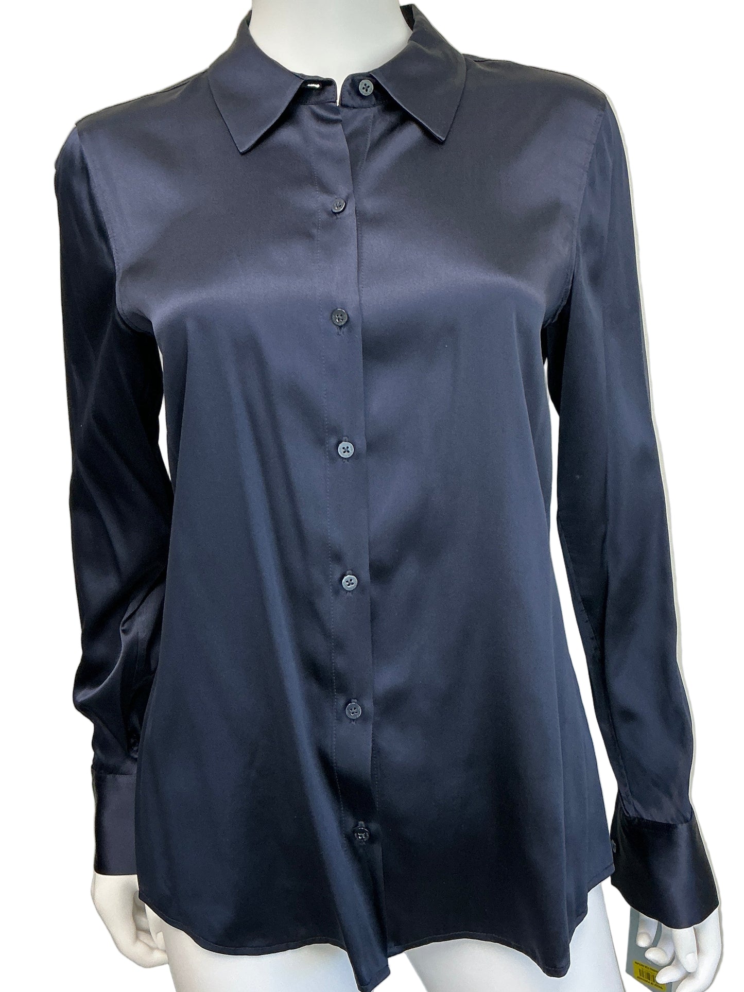 Robbie's Closet Silk Shirt The Beanie Bubble (2023) Wearable Wardrobe Y'allywood Props Small (blue)