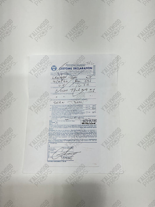 Baton Rouge Customs Forms American Made (2017) Movie Prop Y'allywood Props