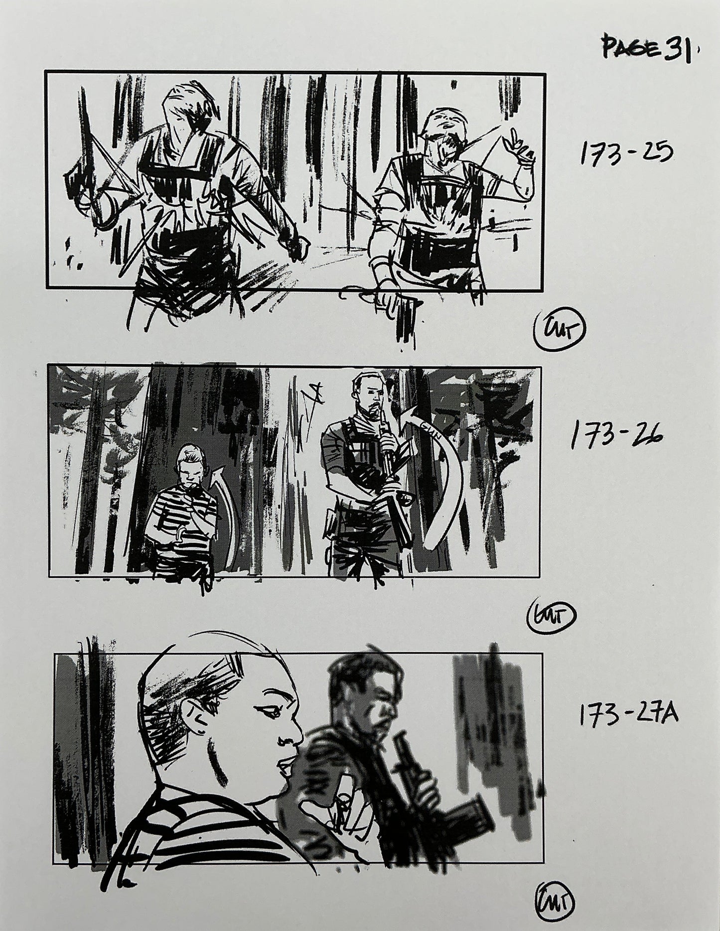Storyboards Eden-Finale Scene 167 Logan (2017)