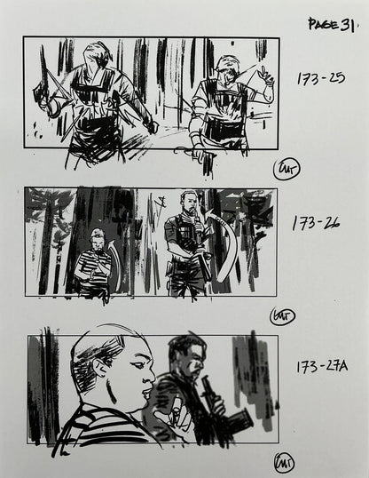 Storyboards Eden-Finale Scene 167 Logan (2017)