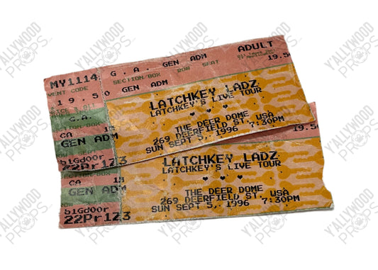 Cass' Latchkey Ladz Tickets S2E6 The Big Door Prize (2023-2024) Movie Prop Y'allywood Props