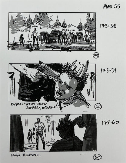Storyboards Eden-Finale Scene 167 Logan (2017)