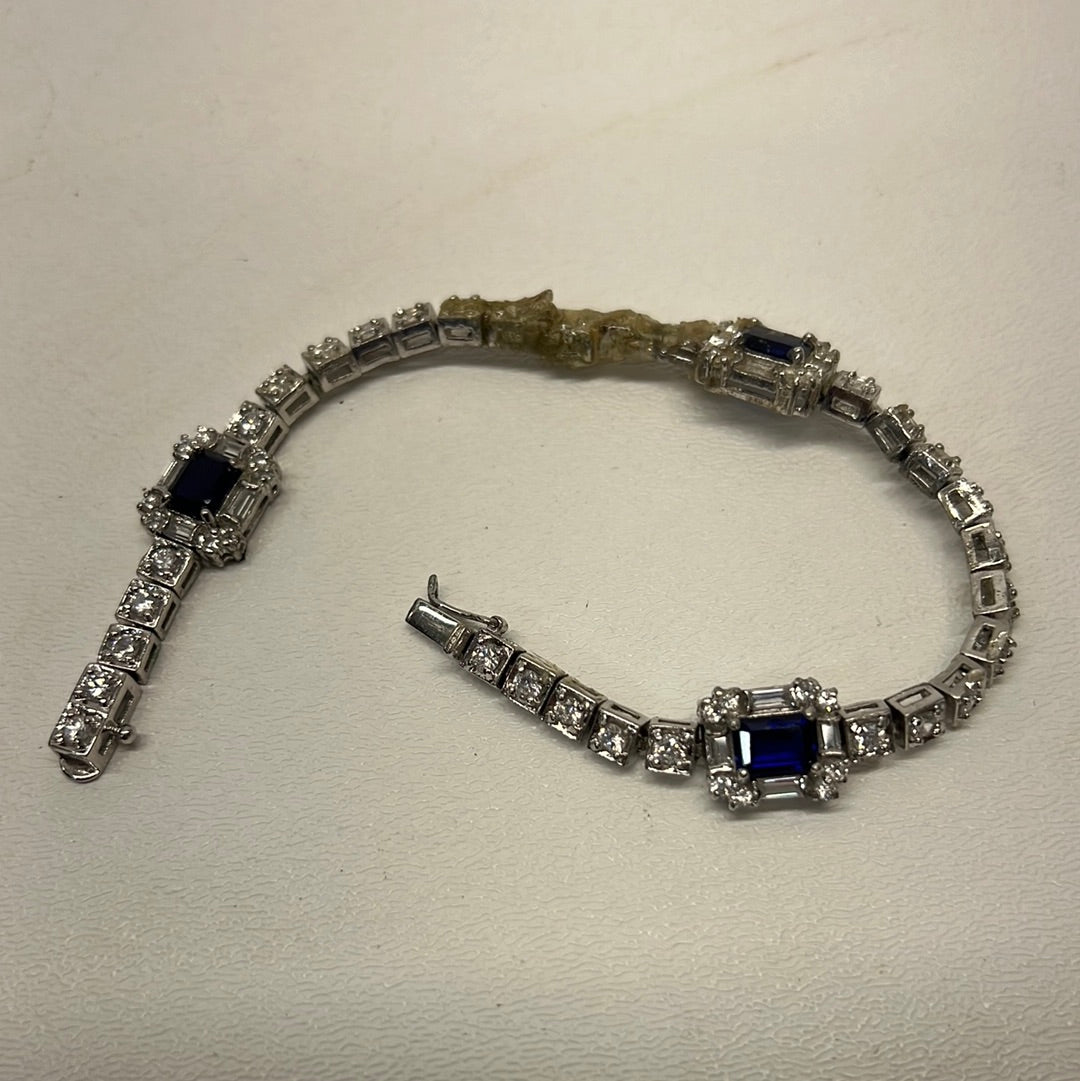 Earnest’s Stolen Jewlery Killers of the Flower Moon Movie Prop Atlanta Brick Co Sapphire/Diamond Bracelet  