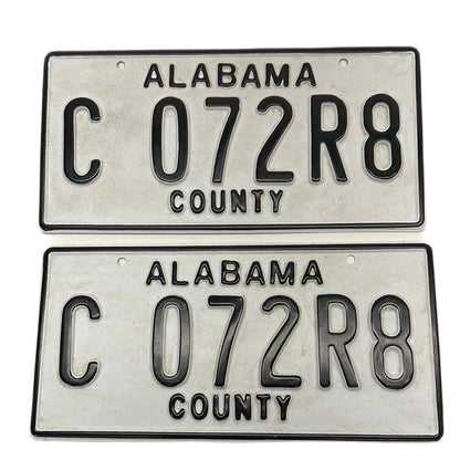 Alabama County License Plates Just Mercy Movie Prop Y'allywood Props C 072R8  