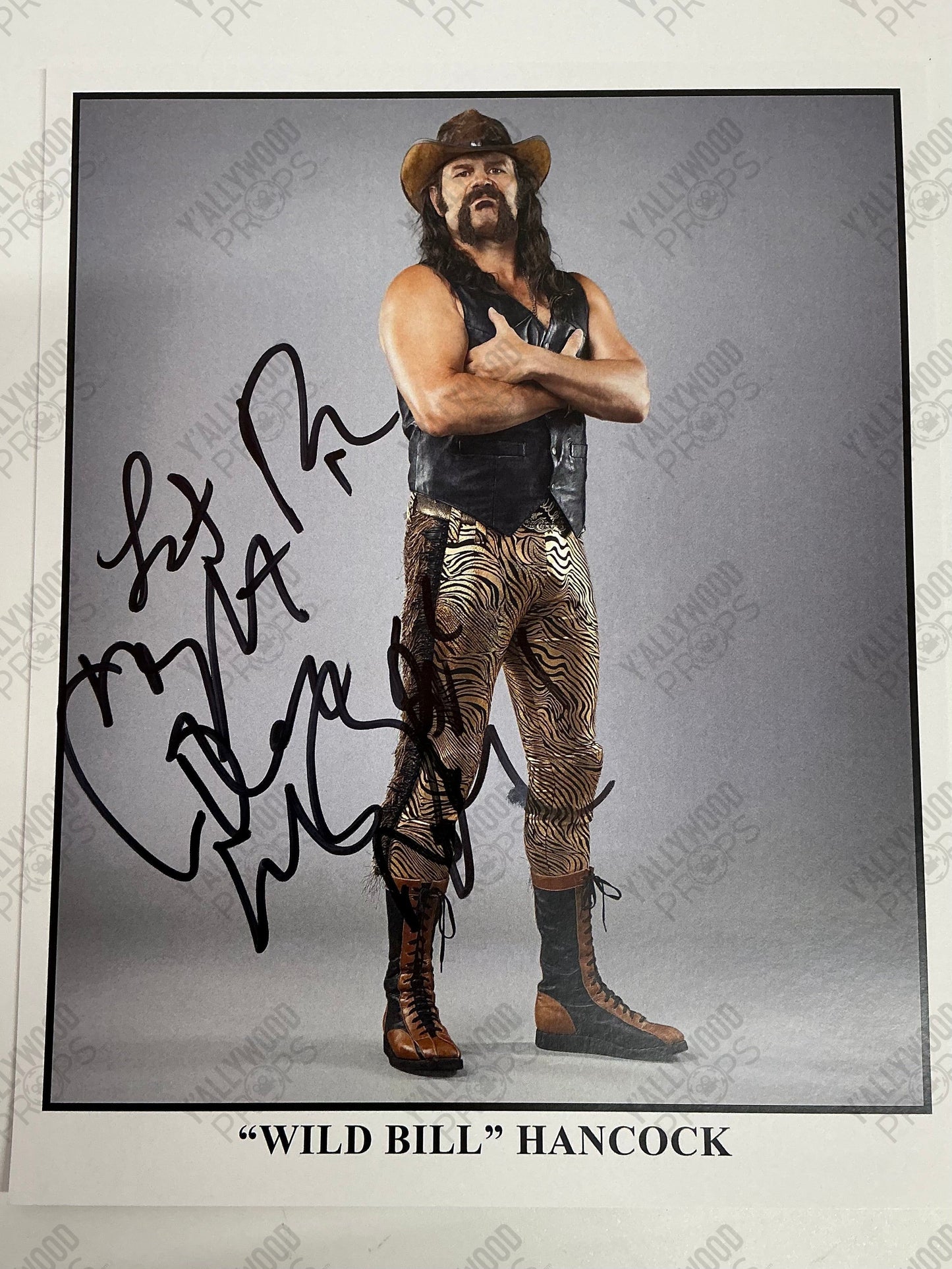 Wild Bill Autographed 8x10 S2E4 Heels (2021) Movie Prop Y'allywood Props J