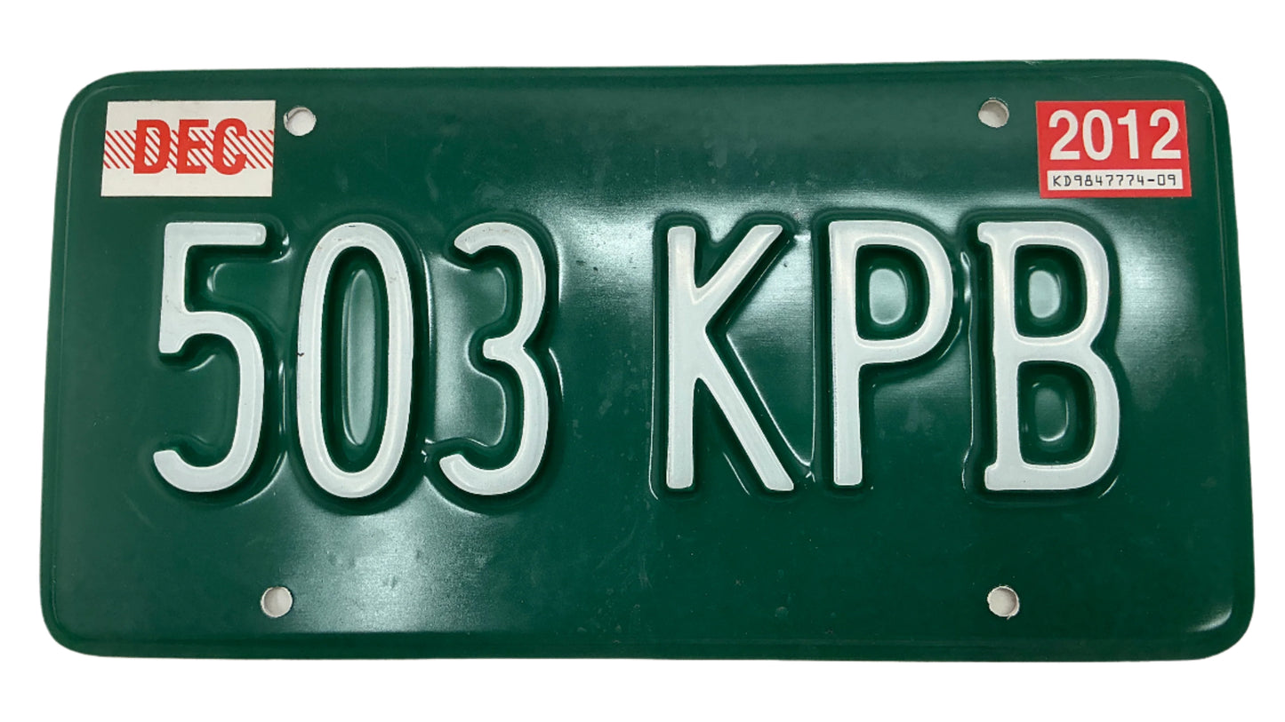 License Plates Franklin & Bash (TV Series 2011-2014) Y'allywood Props 503KPB w/tag Frat Boys