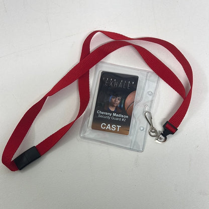 Long Slow Exhale Cast ID Badges Movie Prop Y'allywood Props Chereny Madison  