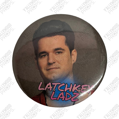 Cass' Latchkey Ladz buttons The Big Door Prize (2023-2024) Movie Prop Y'allywood Props 2" Pin 3
