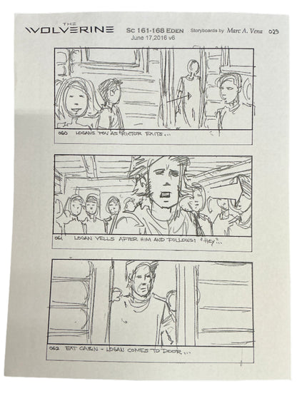 Storyboards  Eden Scene 161-168 Logan (2017)