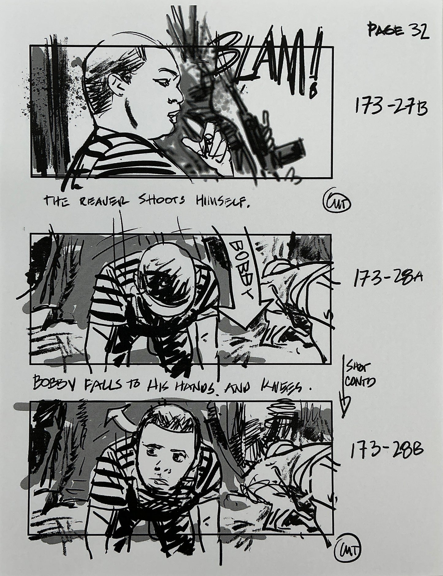 Storyboards Eden-Finale Scene 167 Logan (2017)