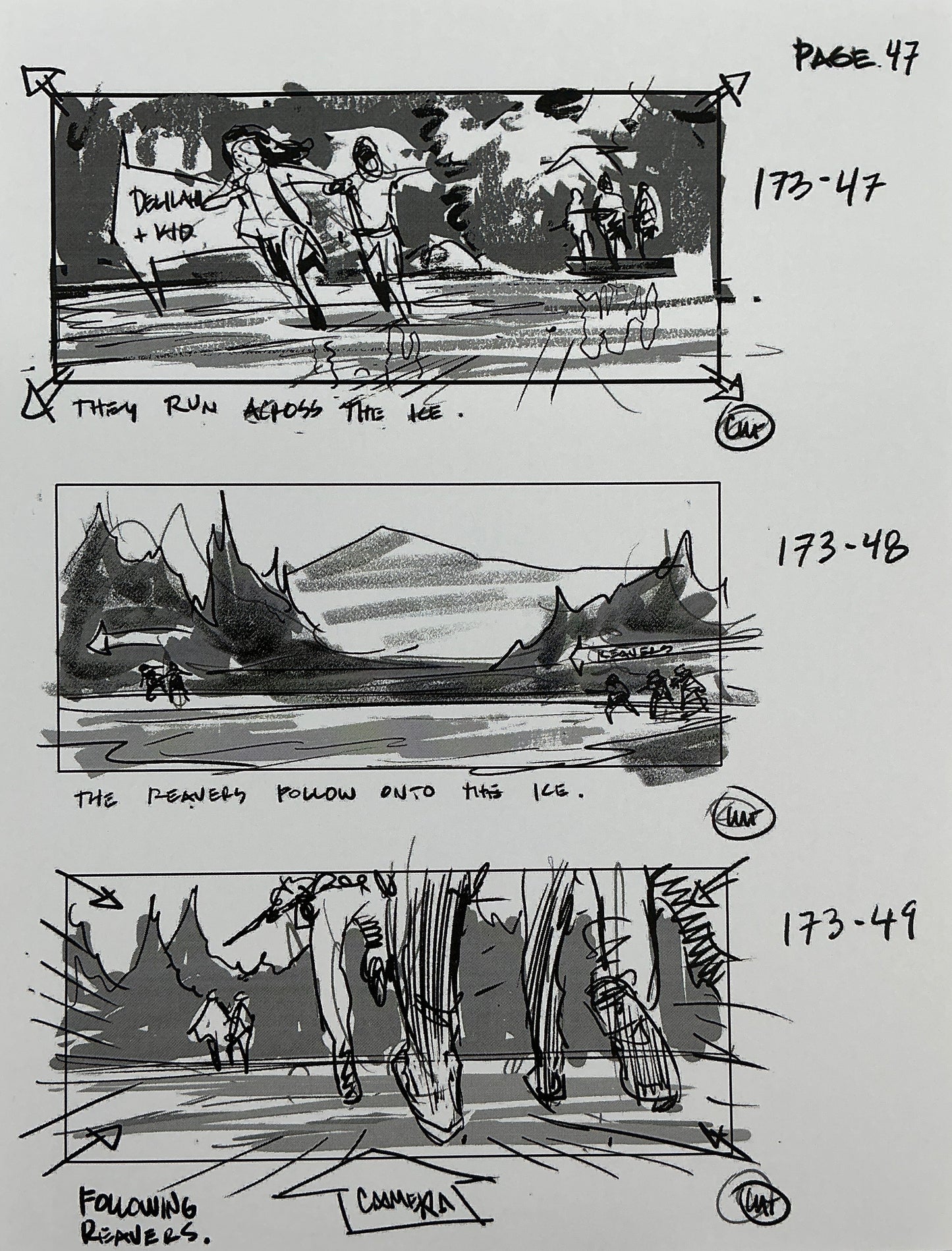 Storyboards Eden-Finale Scene 167 Logan (2017)
