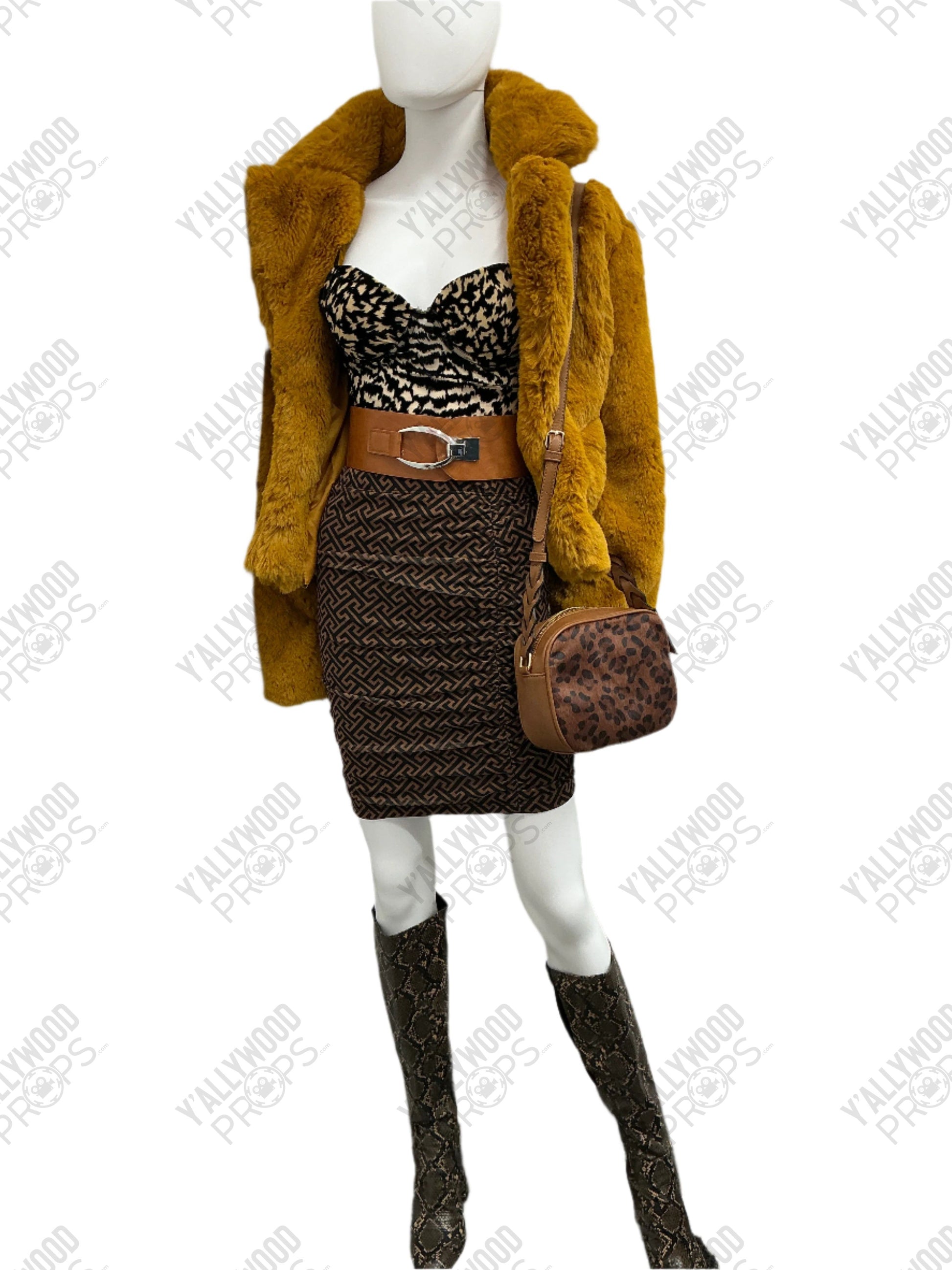 Teyonah Parris, Yo-Yo's Outfit They Cloned Tyrone (2023) Wardrobe Y'allywood Props Complete Screen Used Outfit