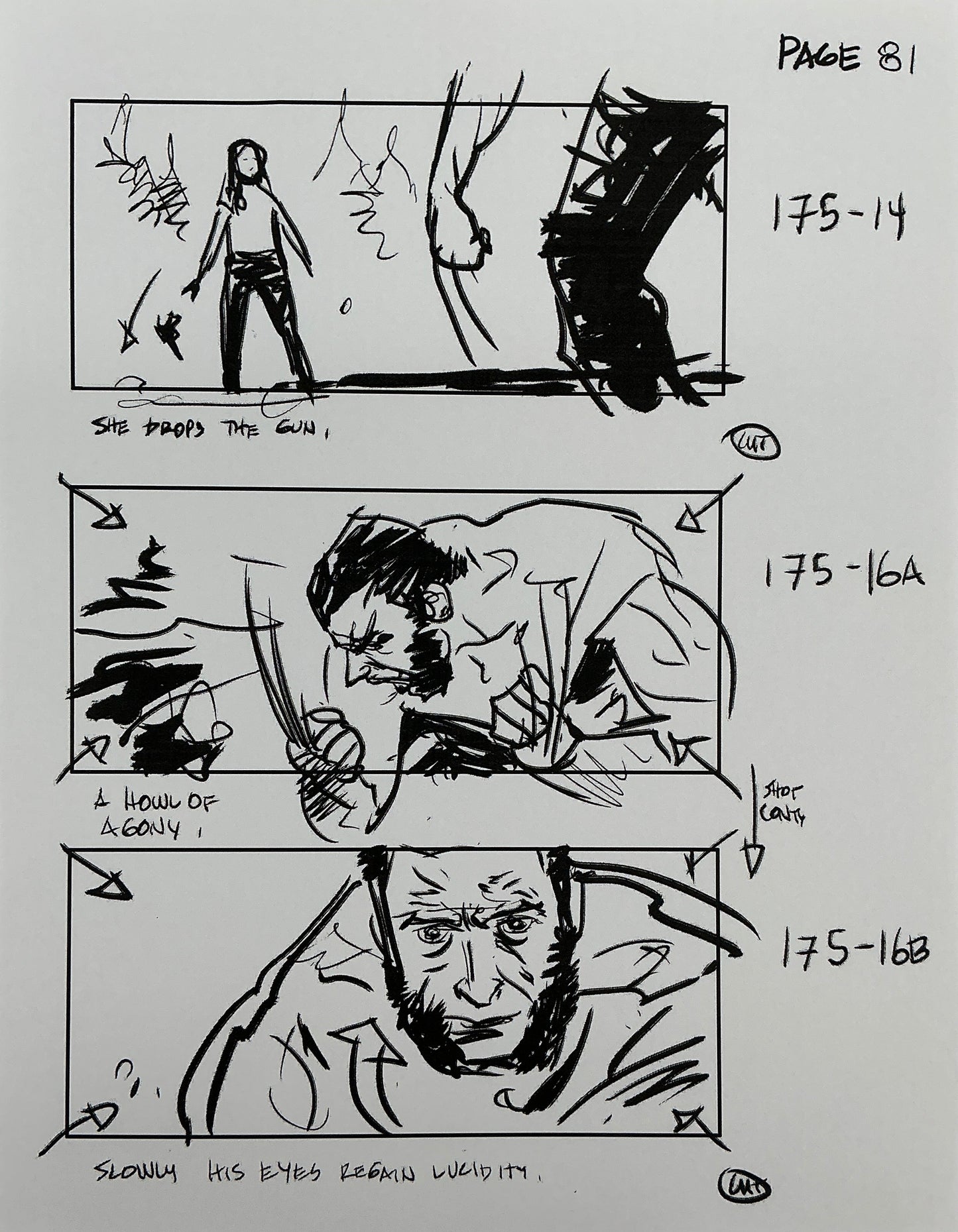 Storyboards Eden-Finale Scene 167 Logan (2017)