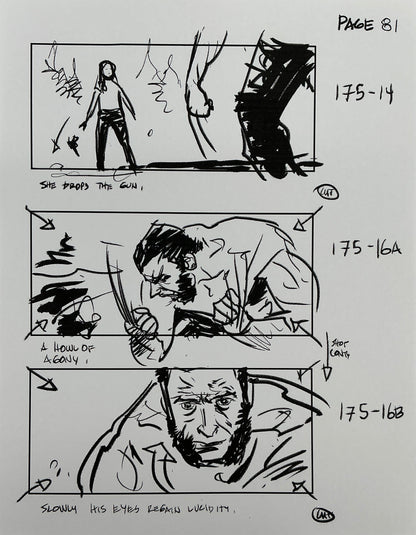Storyboards Eden-Finale Scene 167 Logan (2017)