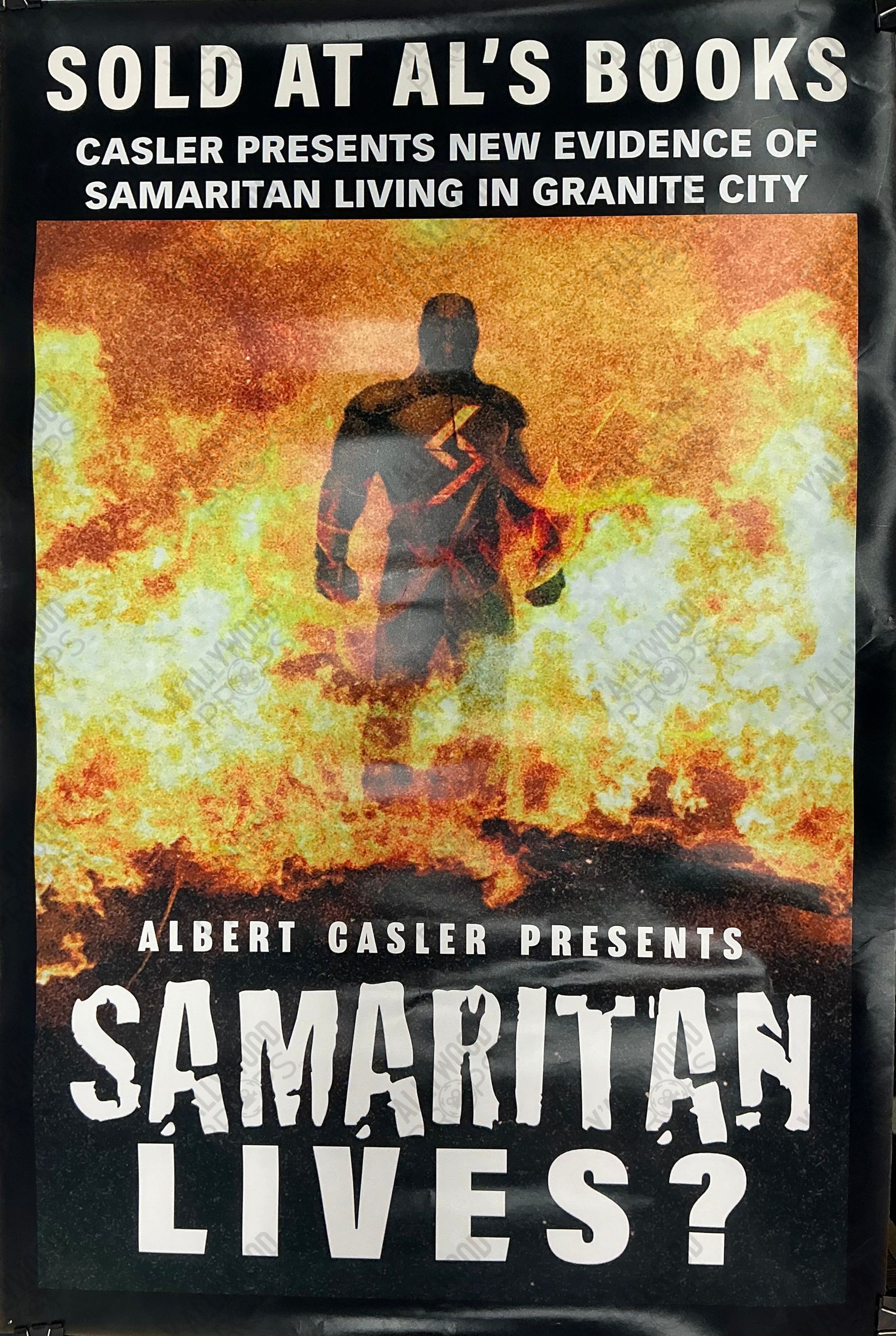 Samaritan Book Poster Samaritan (2022) Movie Prop Y'allywood Props