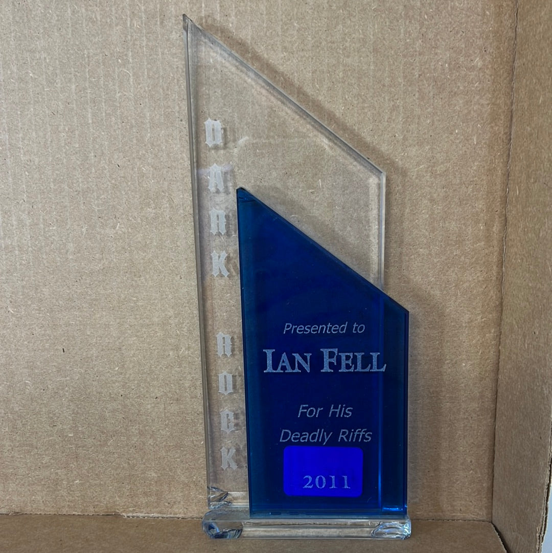 Ian Fell’s Dark Rock Award from Constantine Movie Prop Y'allywood Props   