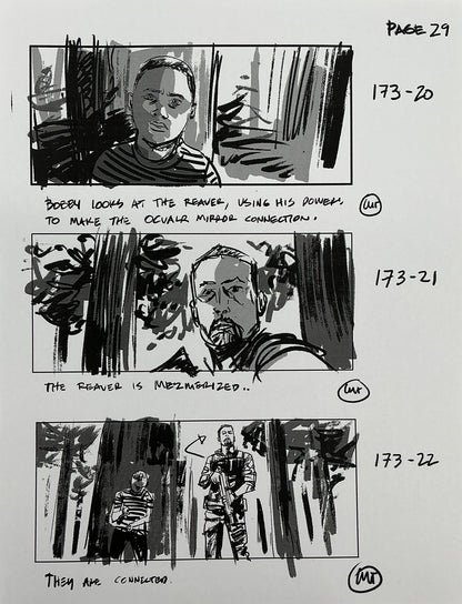 Storyboards Eden-Finale Scene 167 Logan (2017)