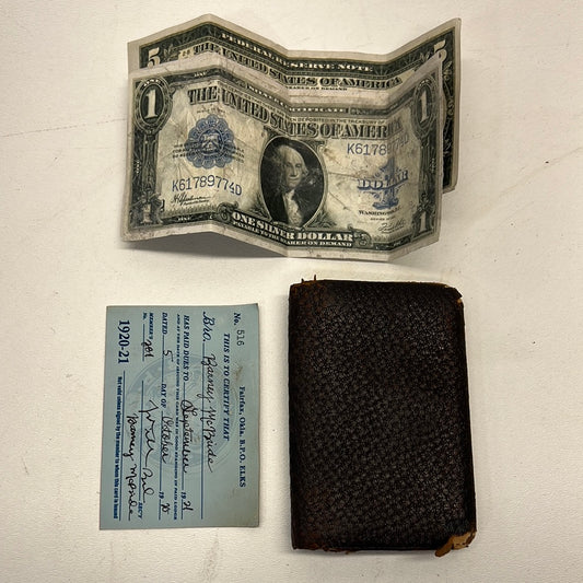 Barney McBride’s Wallet Killers of the Flower Moon Movie Prop Atlanta Brick Co   