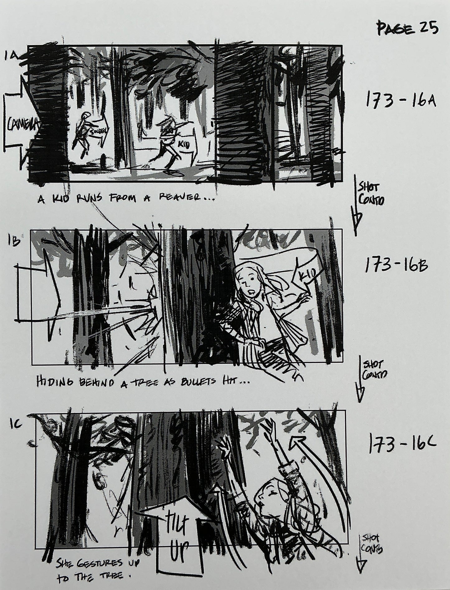 Storyboards Eden-Finale Scene 167 Logan (2017)