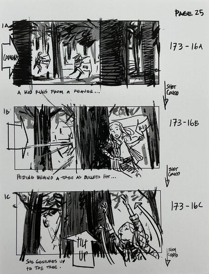 Storyboards Eden-Finale Scene 167 Logan (2017)