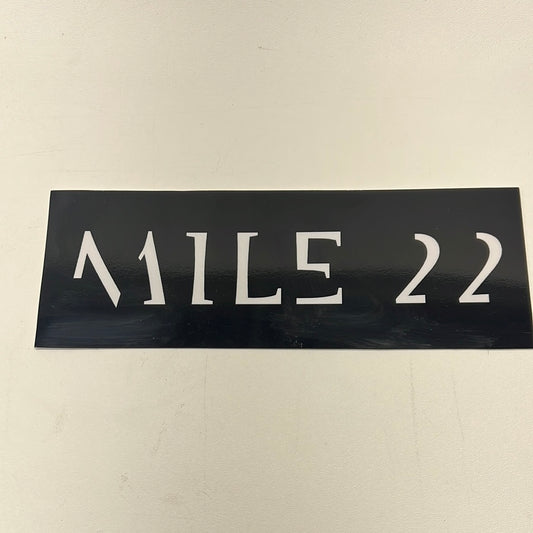 Parking Pass Cast & Crew Mile 22 Movie Prop Atlanta Brick Co   