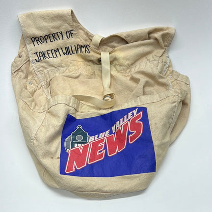 Jakeem William’s Newspaper Bag Stargirl Movie Prop Atlanta Brick Co   