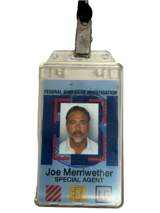 Jeffrey Dean Morgan, Joe Merriwether ID Badge Solace (2015) Movie Prop Y'allywood Props