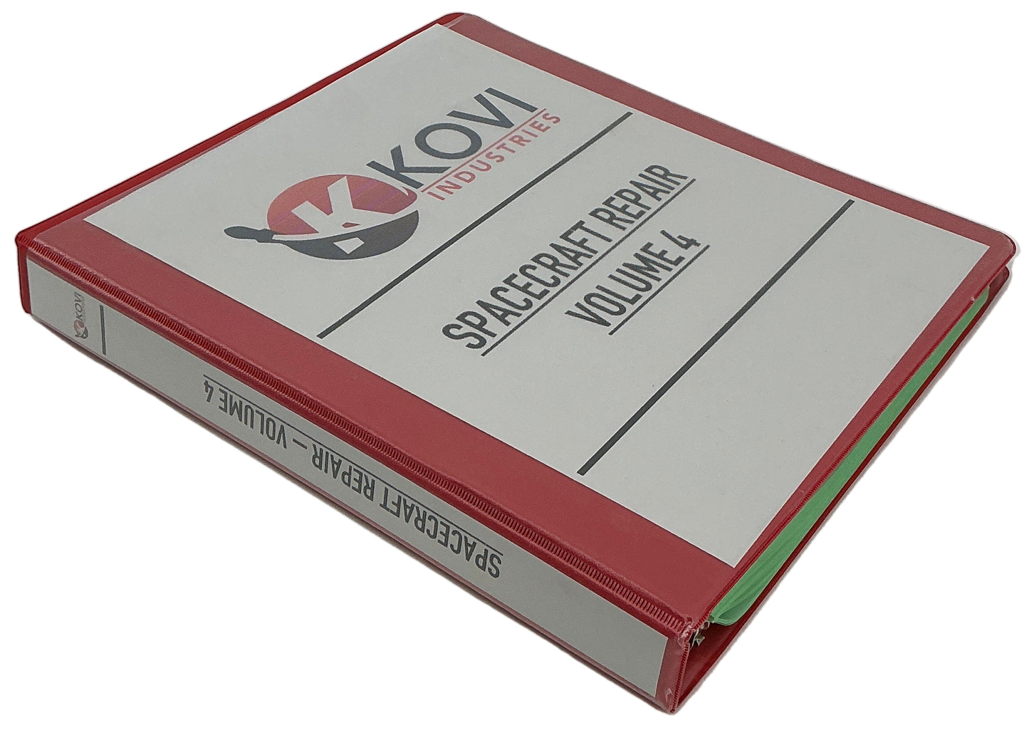 Kovi Industries Binders Moonshot (2022) Movie Props Y'allywood Props Spacecraft Repair Volume 4