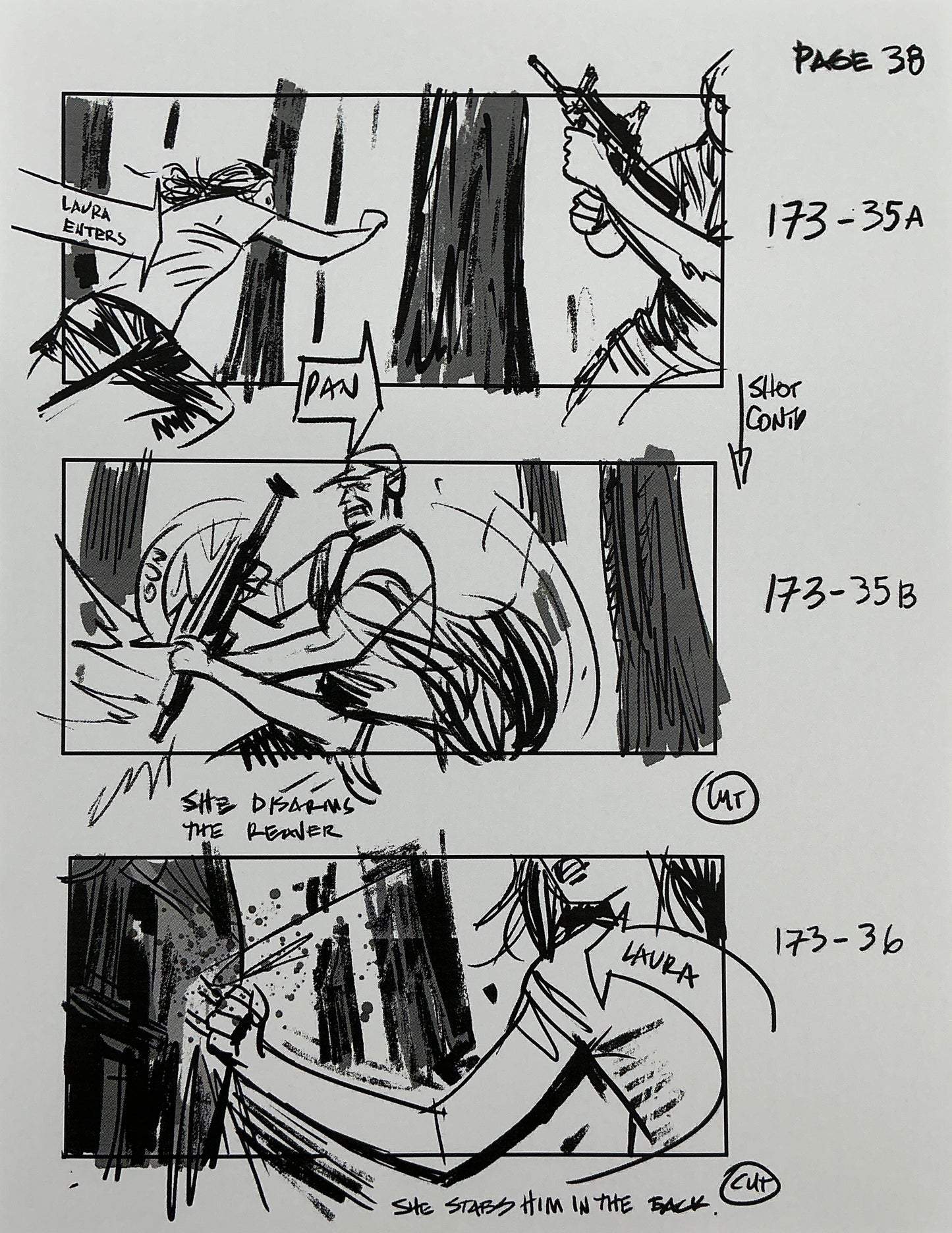 Storyboards Eden-Finale Scene 167 Logan (2017)