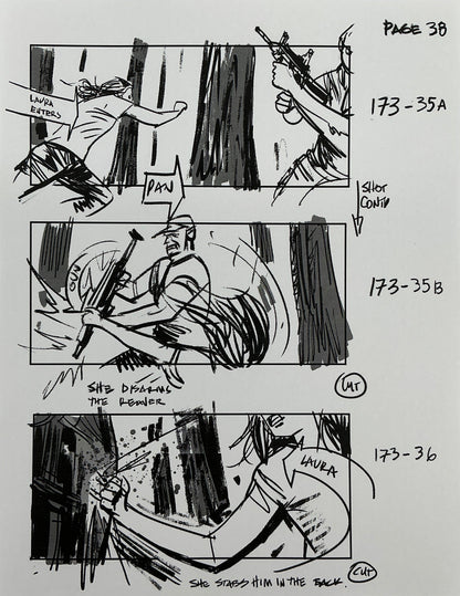 Storyboards Eden-Finale Scene 167 Logan (2017)
