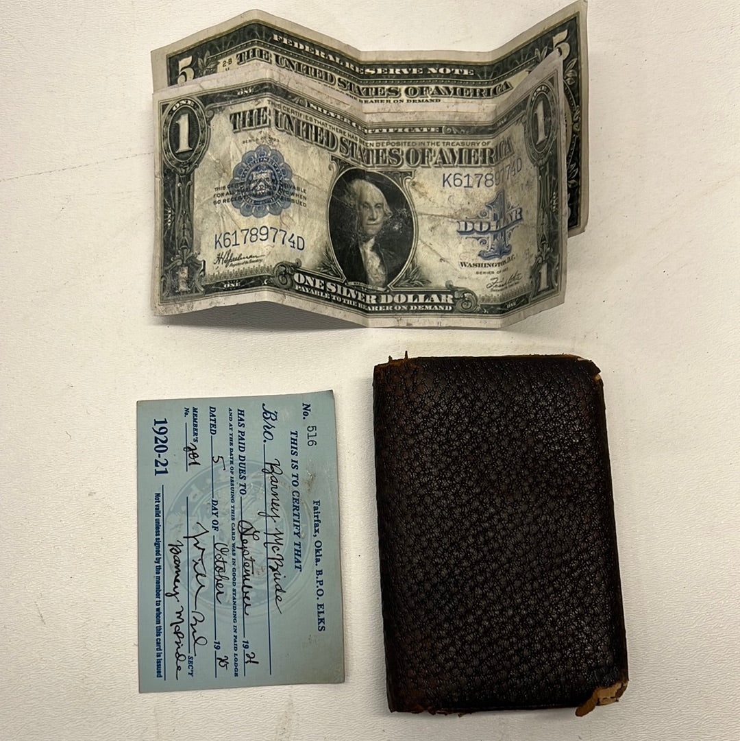 Barney McBride’s Wallet Killers of the Flower Moon Movie Prop Atlanta Brick Co   