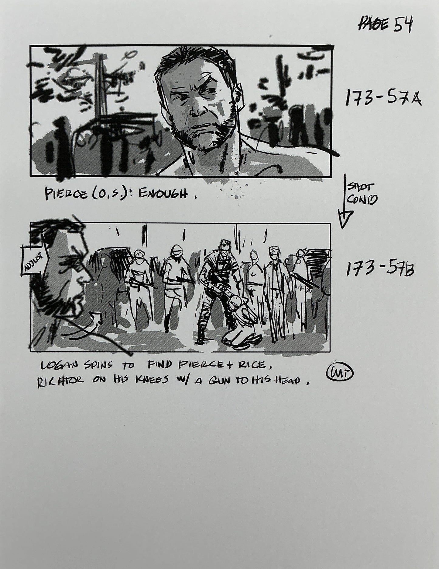 Storyboards Eden-Finale Scene 167 Logan (2017)