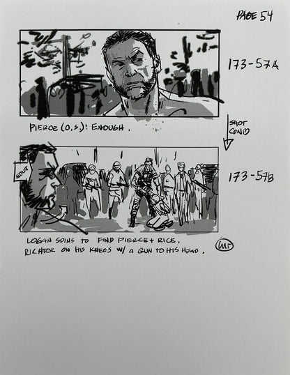 Storyboards Eden-Finale Scene 167 Logan (2017)