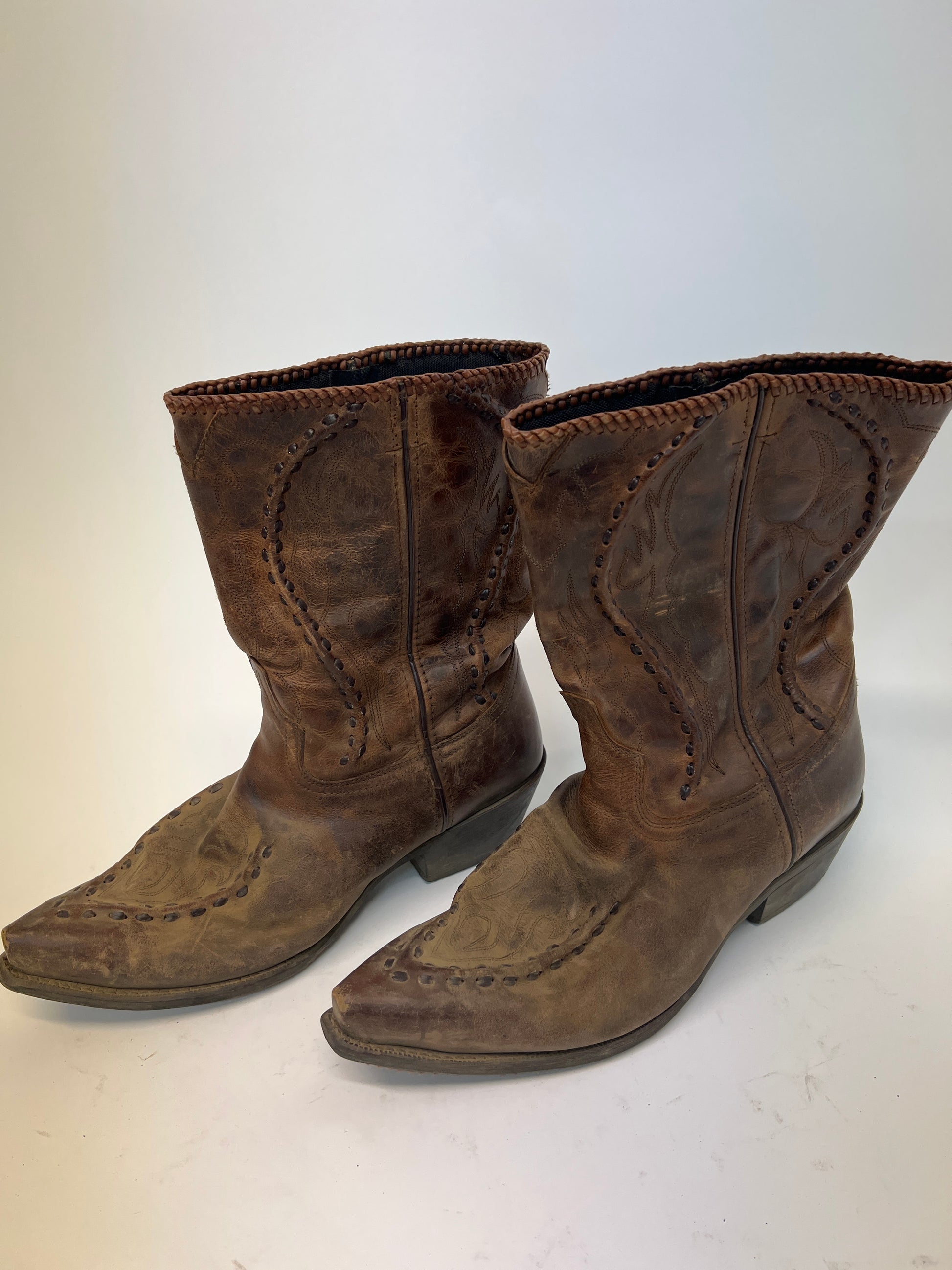 Cowboy Boots Killers of the Flower Moon Movie Prop Atlanta Brick Co Laredo, 3rd pair, size 12  