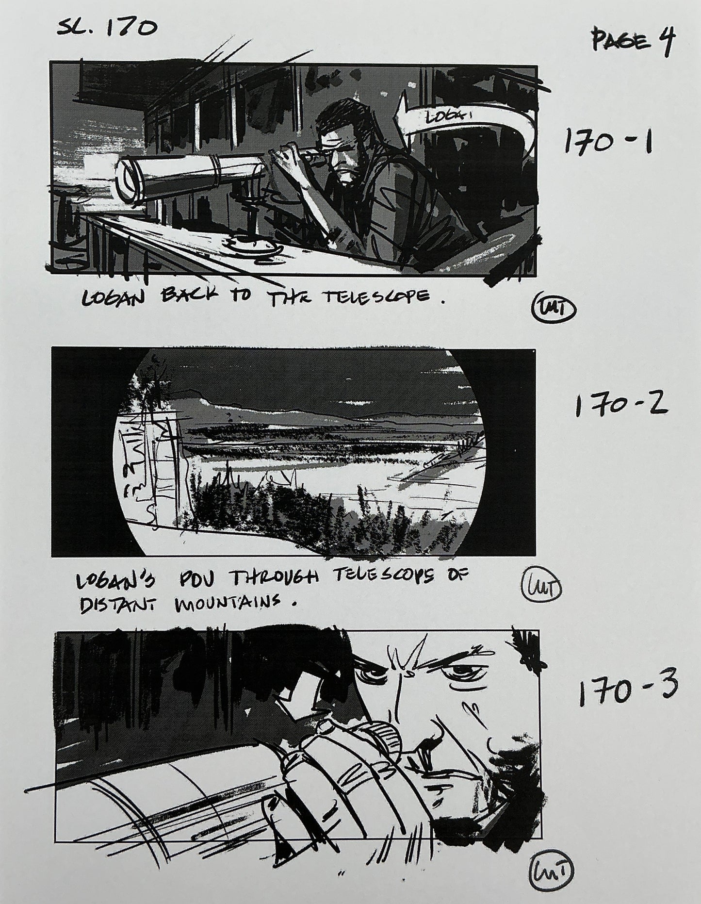 Storyboards Eden-Finale Scene 167 Logan (2017) Memorabilia Y'allywood Props 4
