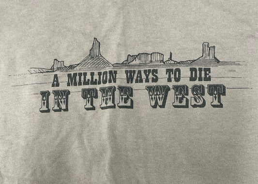 Cast & Crew Gift T-Shirt A Million Ways to Die in the West (2014) Wearable Wardrobe Y'allywood Props