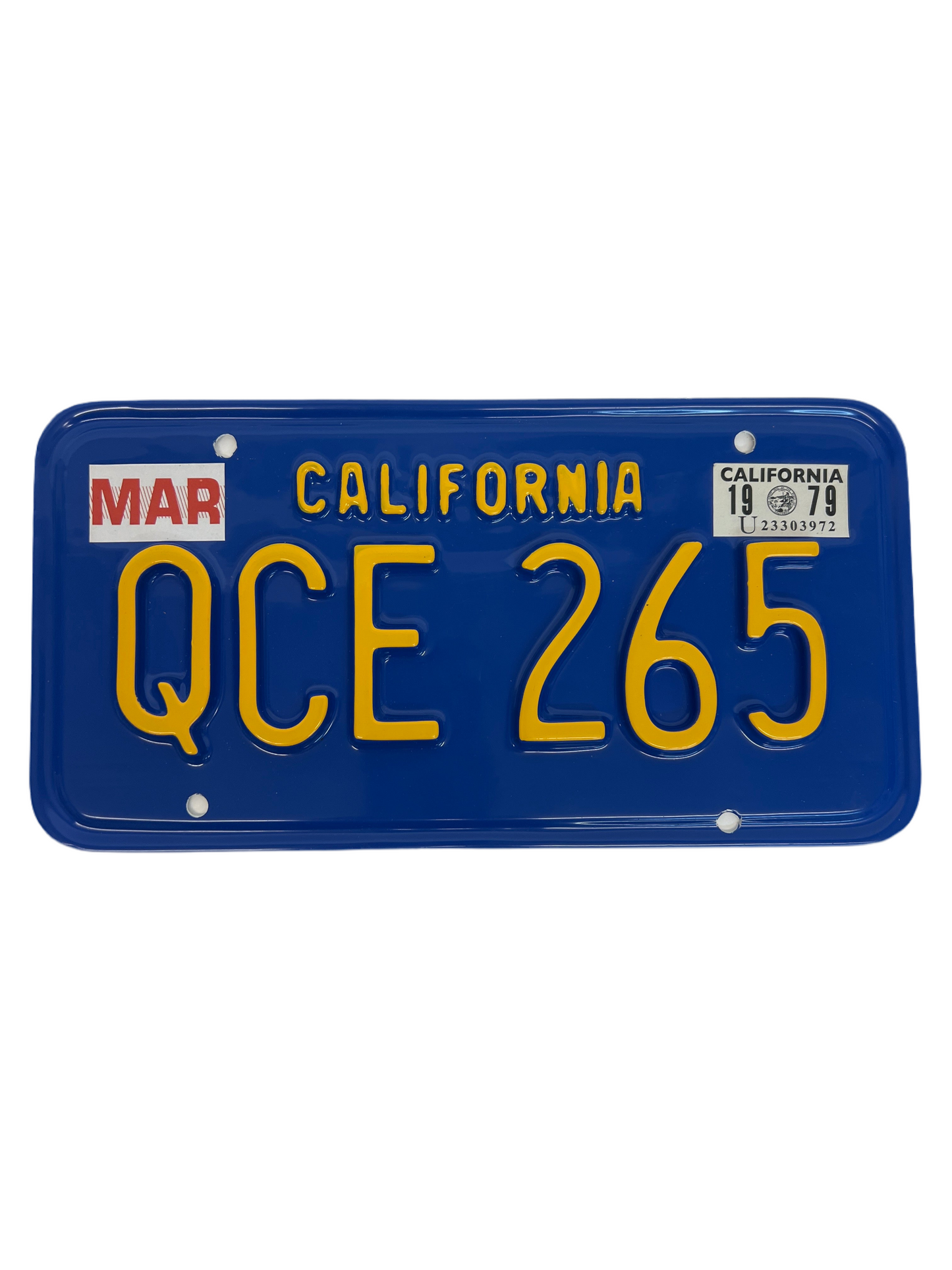 1979 License Plates S1E6 Cobra Kai Movie Prop Y'allywood Props   