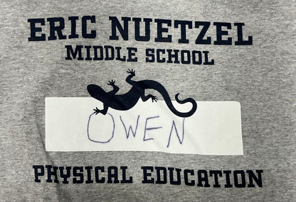Middle School PE T-Shirts Me Apple TV Series (2024) Y'allywood Props YS Owen
