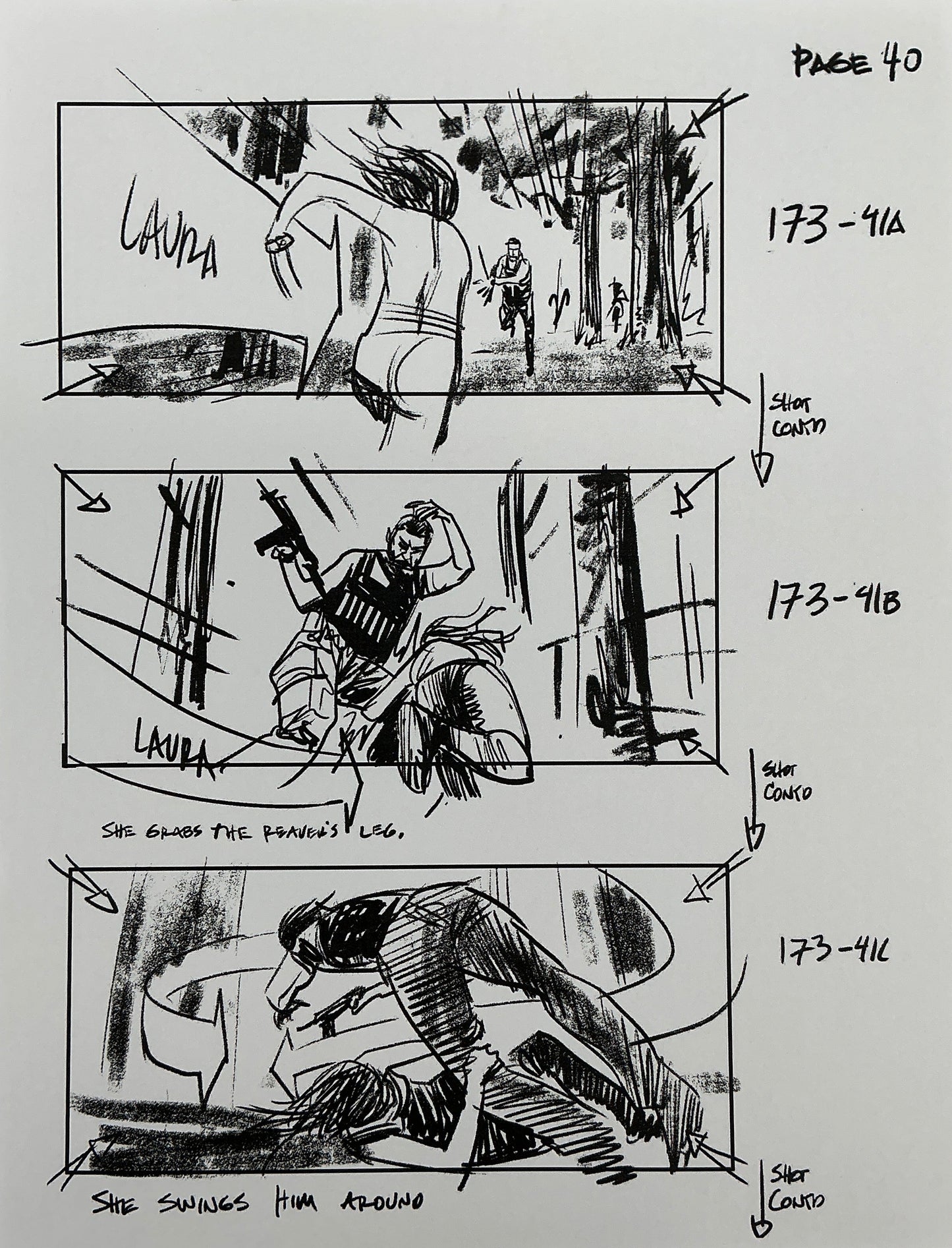 Storyboards Eden-Finale Scene 167 Logan (2017)