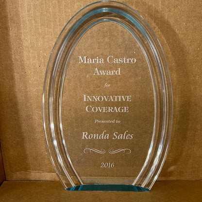 Ronda Sales Award from Being Mary Jane Movie Prop Y'allywood Props   