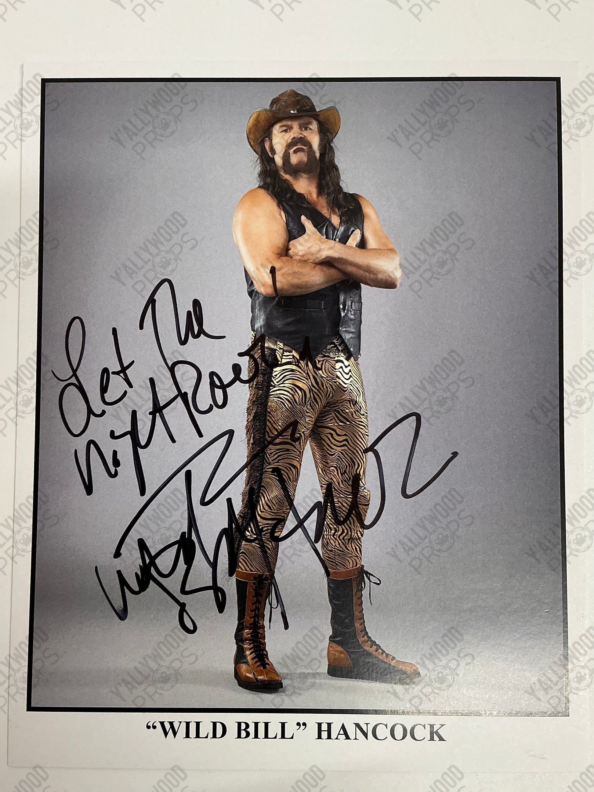 Wild Bill Autographed 8x10 S2E4 Heels (2021) Movie Prop Y'allywood Props O