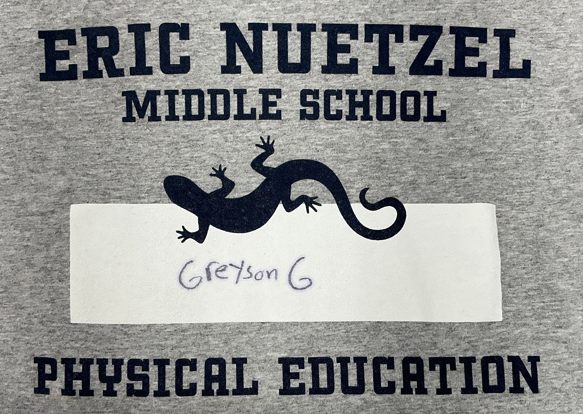 Middle School PE T-Shirts Me Apple TV Series (2024) Y'allywood Props YM Greyson
