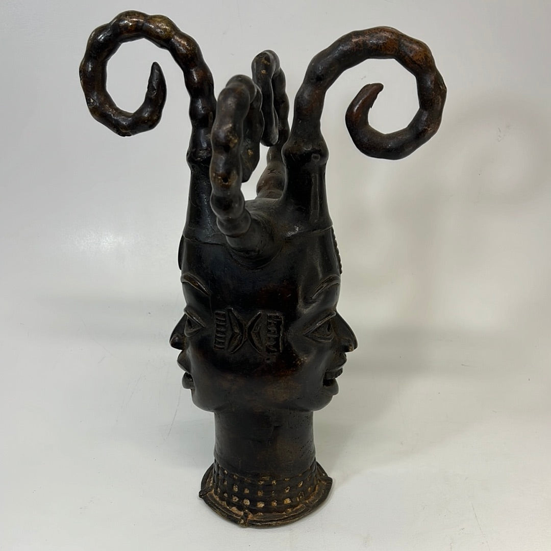 African Bronze Statue from T’Challas Quarters Movie Prop Y'allywood Props   