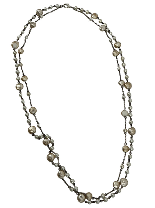 Nicole Kidman's Silver & Pearl Church Necklace Boy Erased (2018) Movie Prop Y'allywood Props