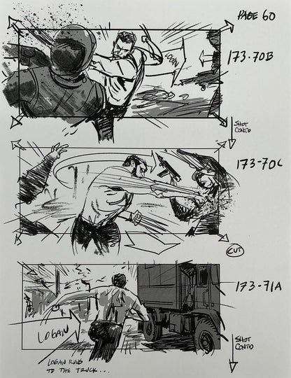 Storyboards Eden-Finale Scene 167 Logan (2017)