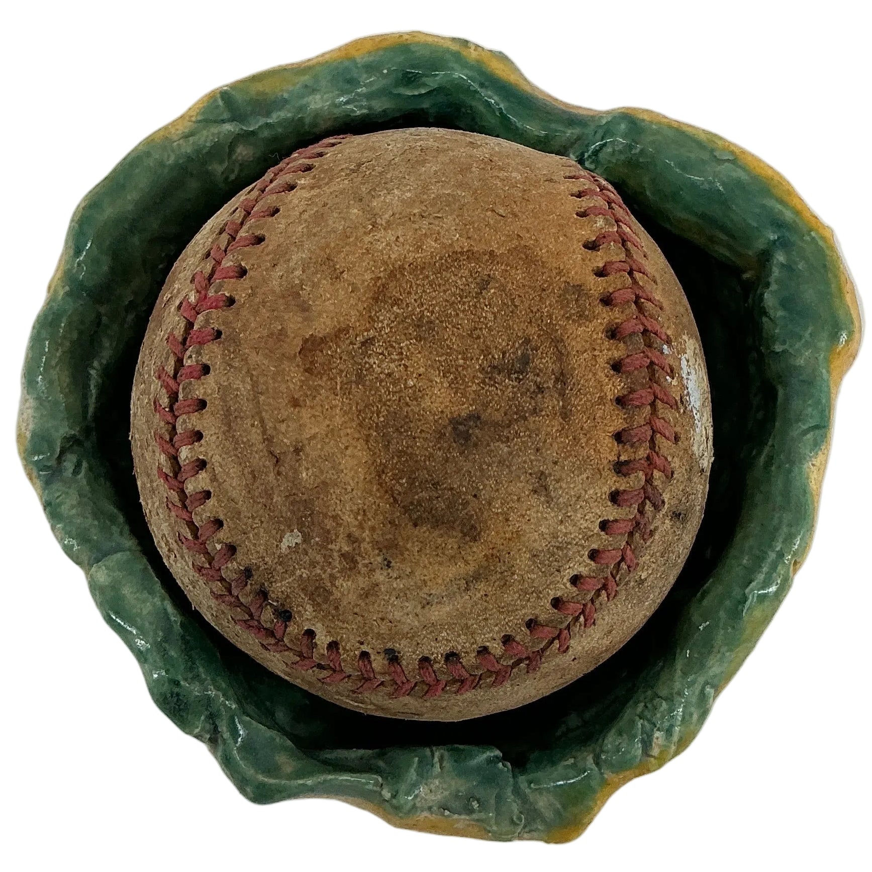 Clay Bowl & Baseball from Will Byer's Room Stranger Things (2016-2025) Movie Prop Y'allywood Props