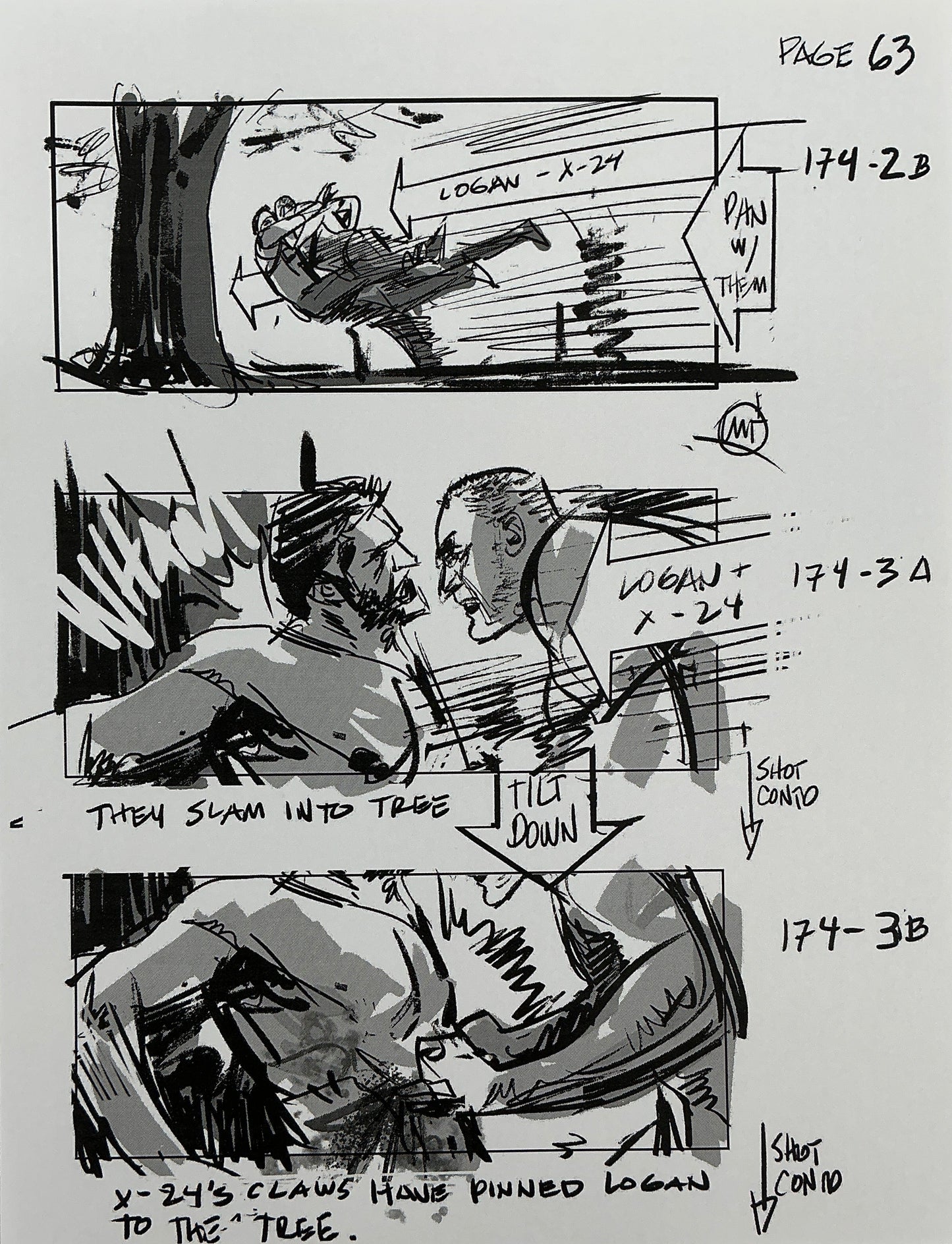 Storyboards Eden-Finale Scene 167 Logan (2017)